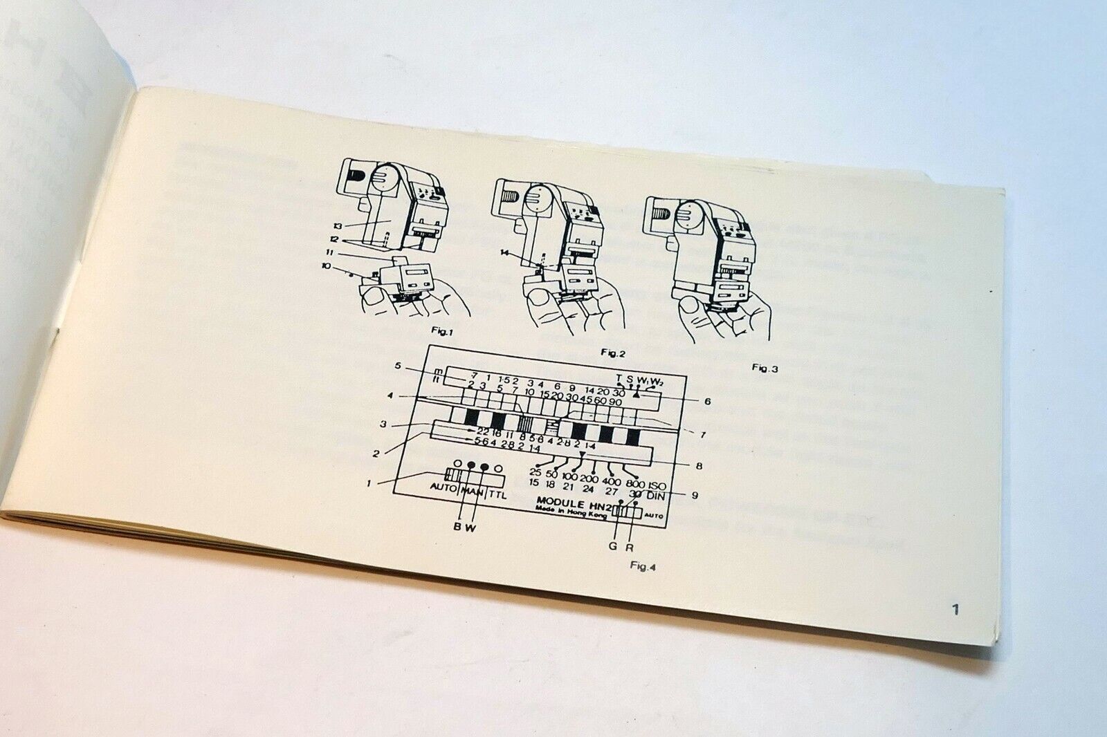 Hanimex IFS HN2 Dedicated Module flash Instruction Guide for Nikon FG FE2