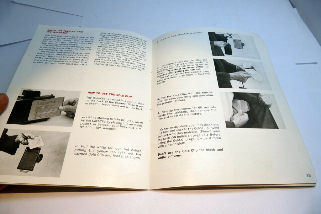 Polaroid Colorpack II  camera Operating Instruction Book Manual Guide