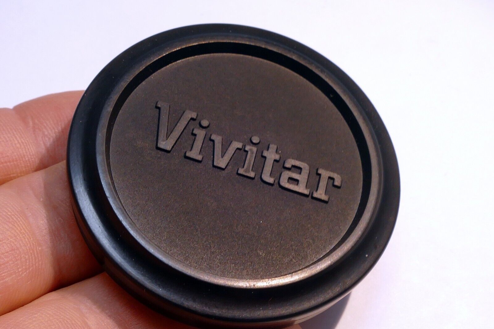 Vivitar Front 49mm Lens cap Slip on type   plastic black - Genuine OEM