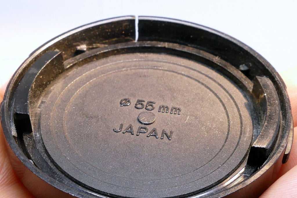 Minolta 55mm Lens Cap for 50mm f1.4 f1.7 Rokkor XG - damaged - EOM Genuine