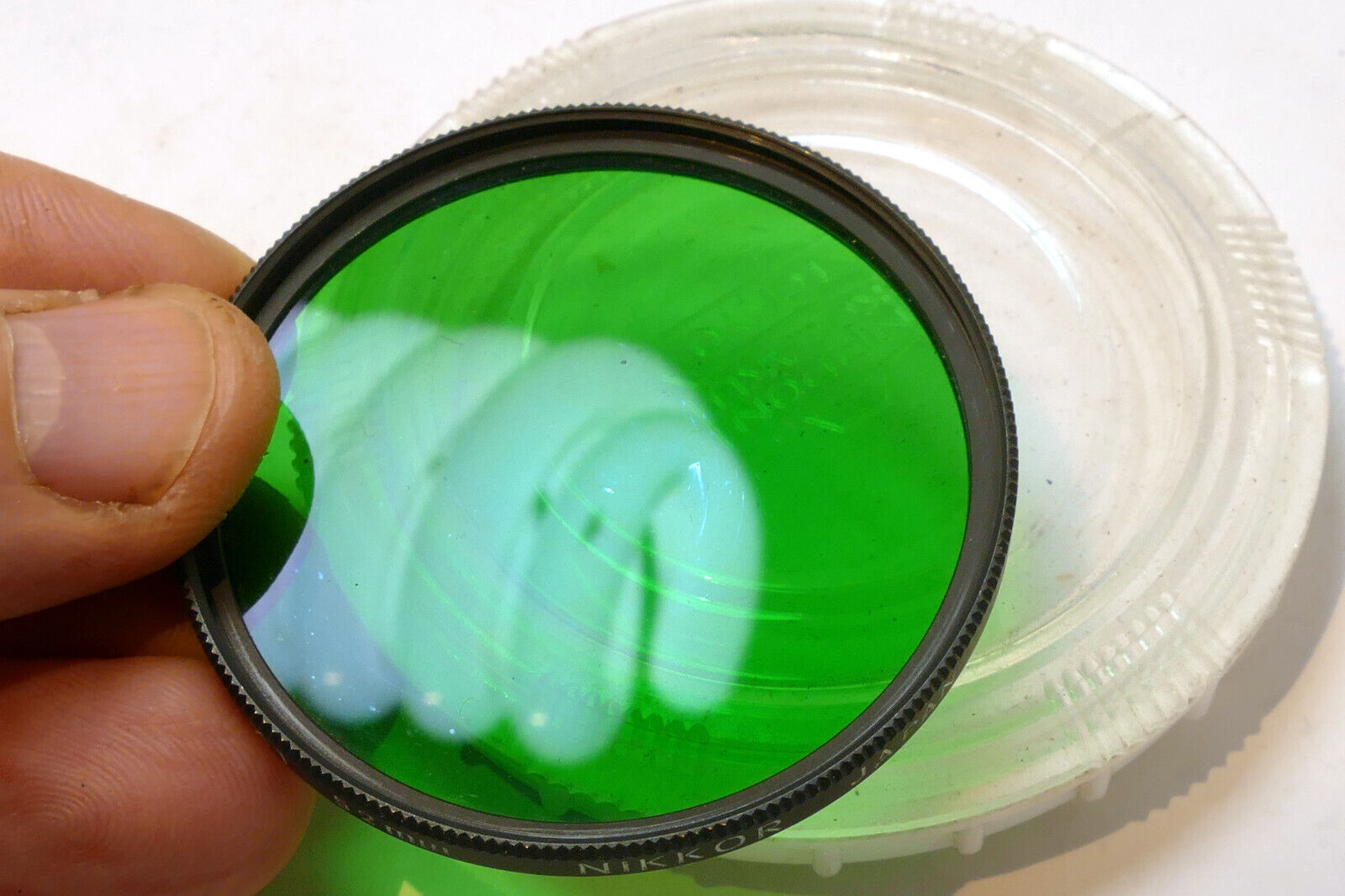 Nikon X1 52mm Filter Japan Nikkor Green  - Genuine  OEM