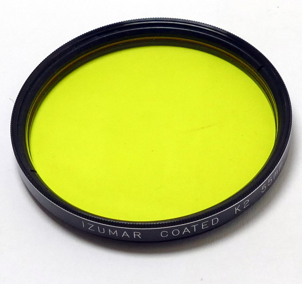 Izumar 55mm Yellow Y2 K2 filter multi-coated  -  excellent condition