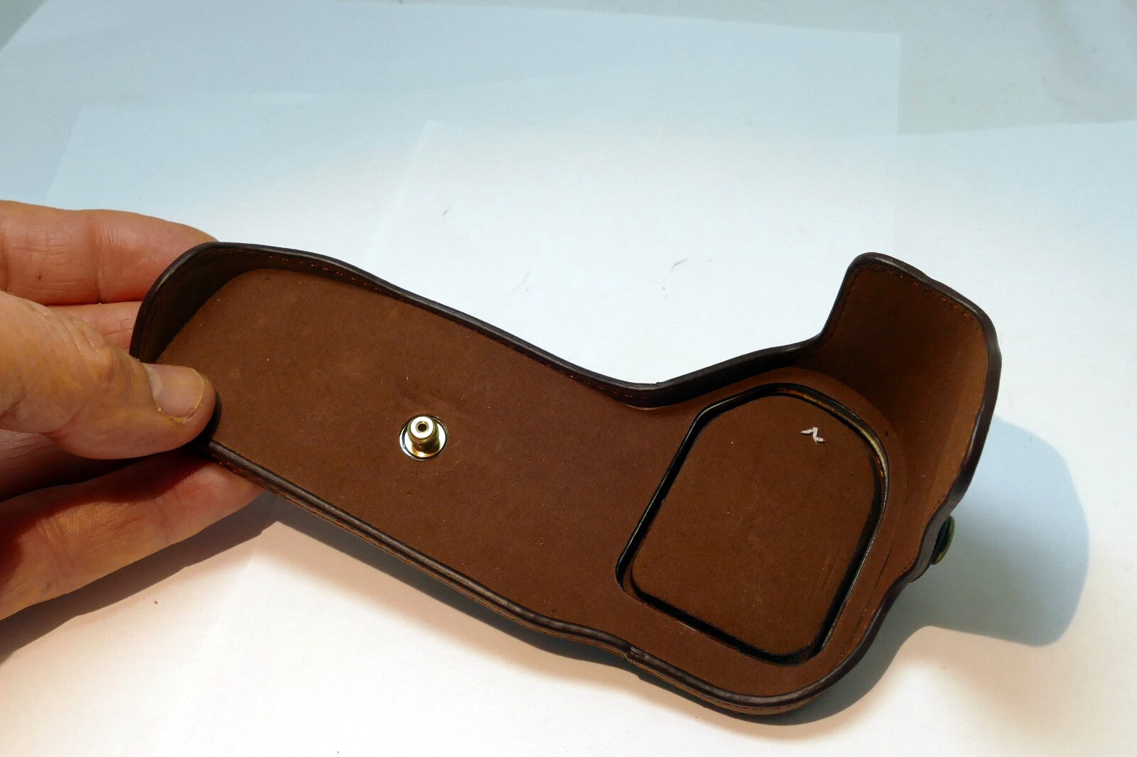 Lower Half Case for  Sony ZV-E10 digital camera brown
