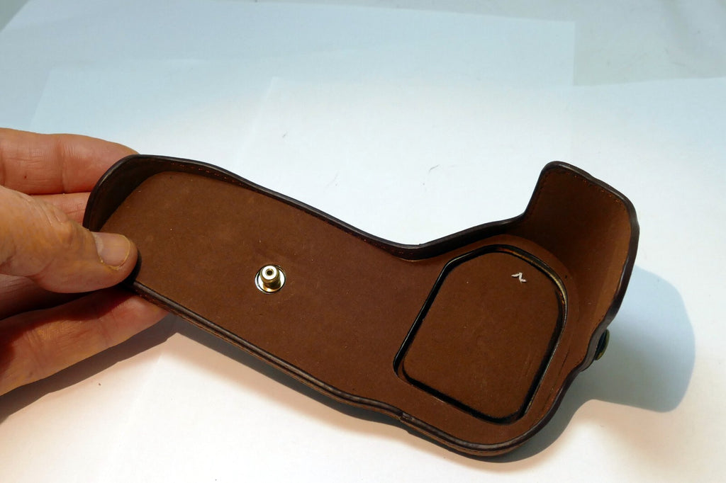 Lower Half Case for  Sony ZV-E10 digital camera brown