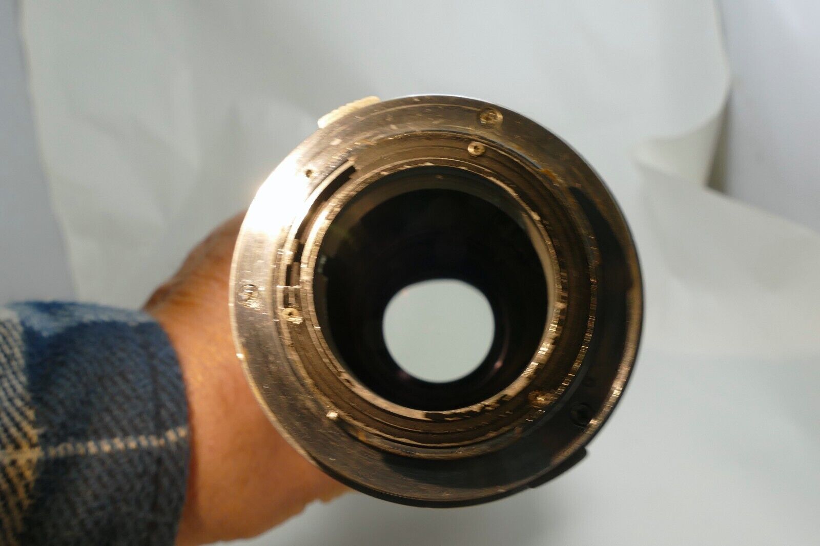 Canon FD 400mm f4.5 SSC Lens converted to Olympus OM mount OM-1n 2N 4ti