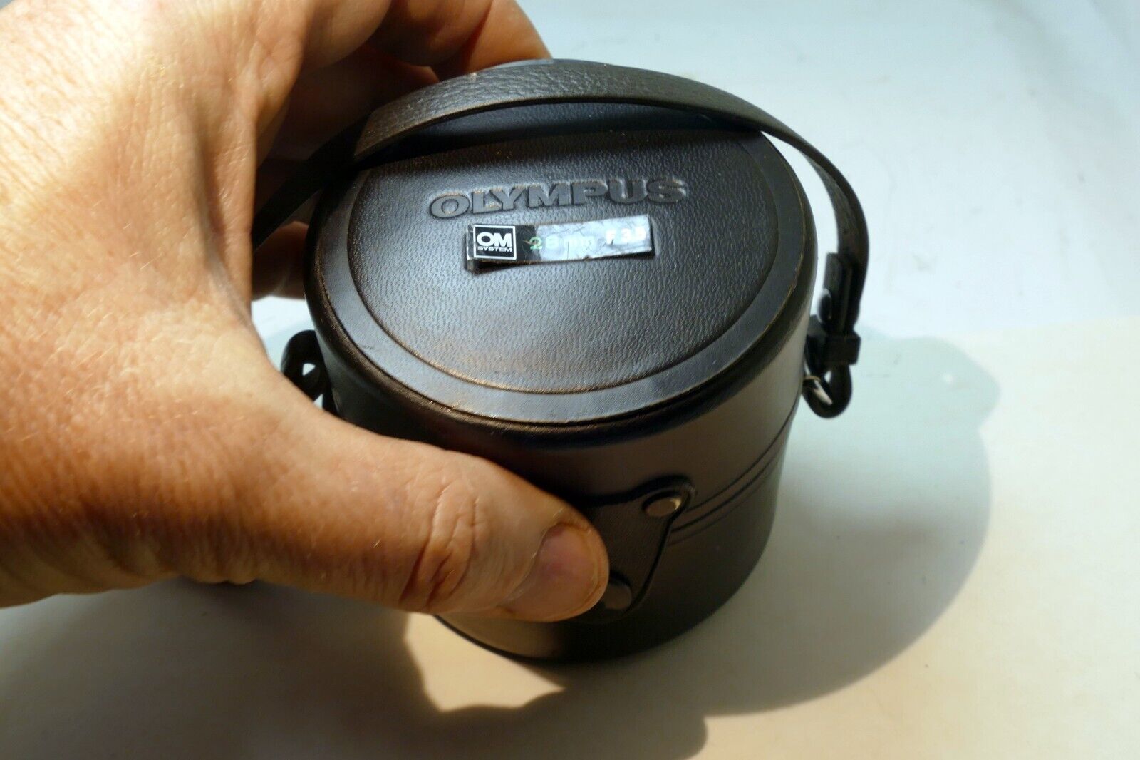 Olympus Hard Lens Case for OM 28mm f3.5 f2.8  genuine OEM - fits 50mm f1.4