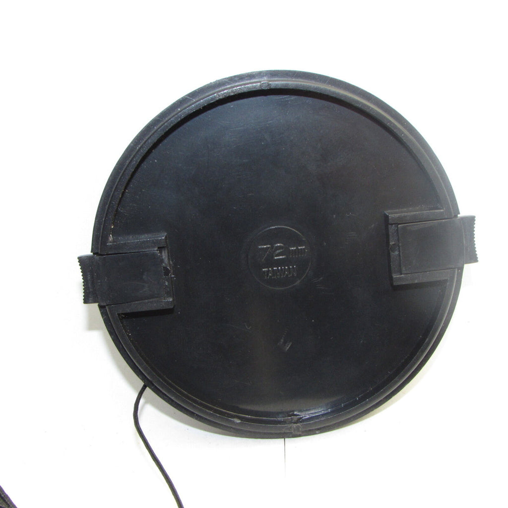 Used Lens Front Cap 72mm with a string Made in Taiwan S211322