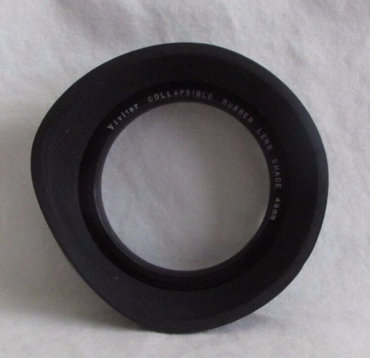 Used Lens Hood: H10613 49mm Vivitar vintage rubber
