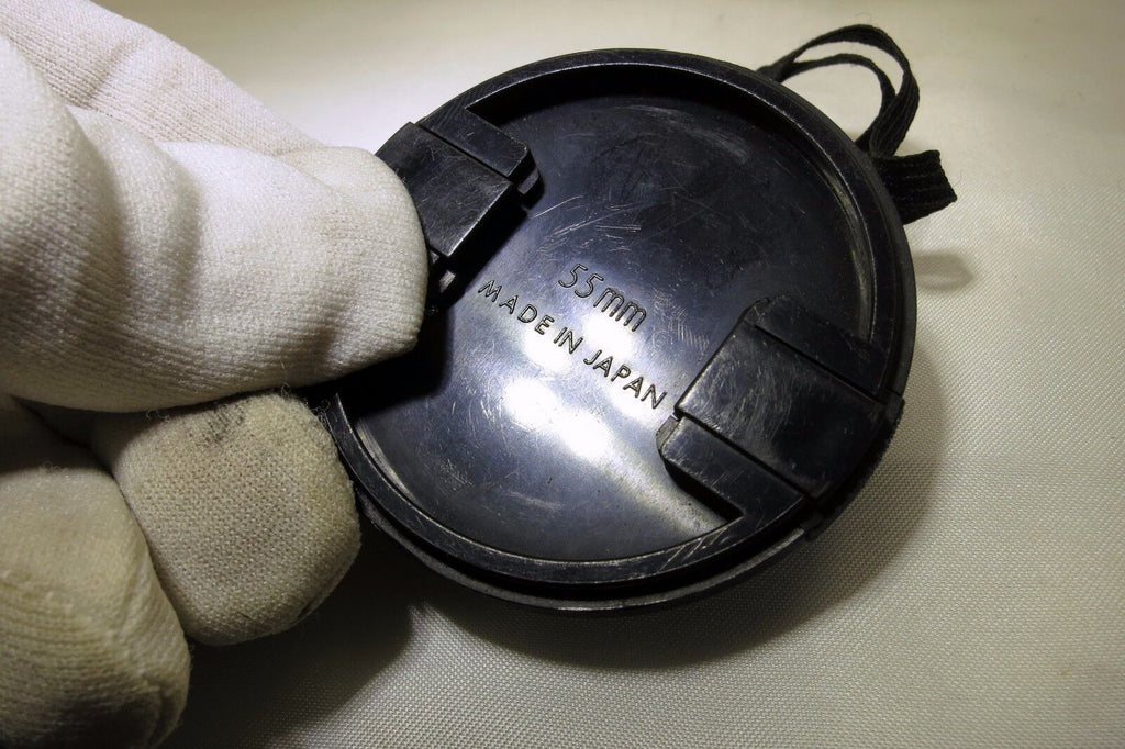 Sigma 55mm Front Cap dust cover with keeper string