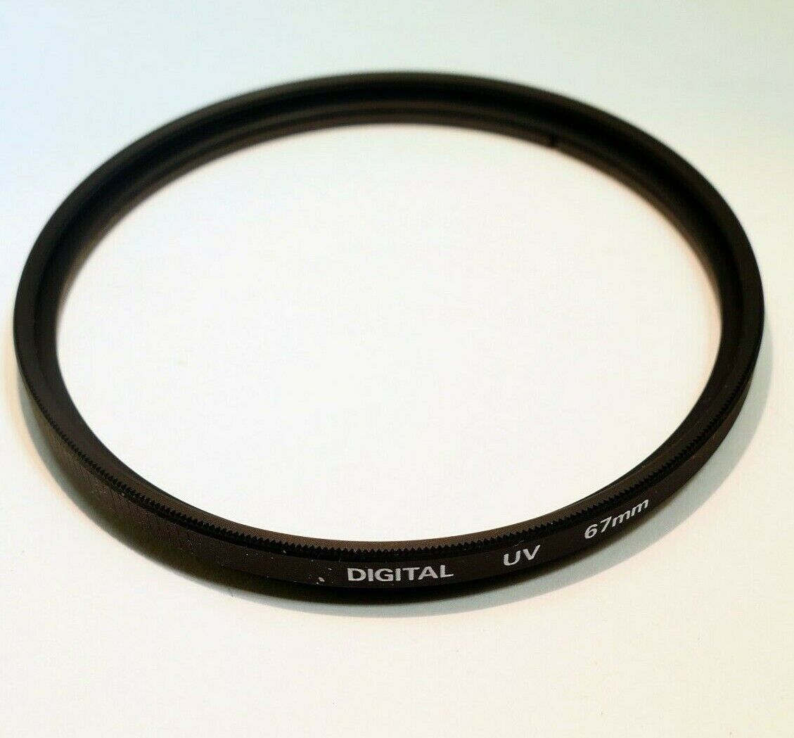 Quantaray Digital 67mm UV Lens Filter Japan ribbed rim