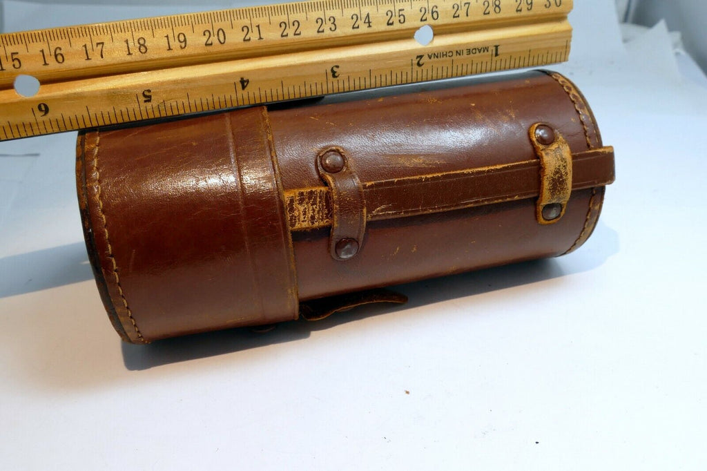 Leather Case Canon for 85mm f1.9 f2 L39  Lens rangefinder Serenar w/ strap