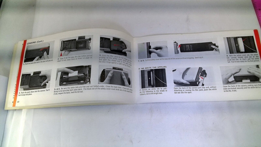 Polaroid Automatic 104 Land Camera Instruction Guide Manual English