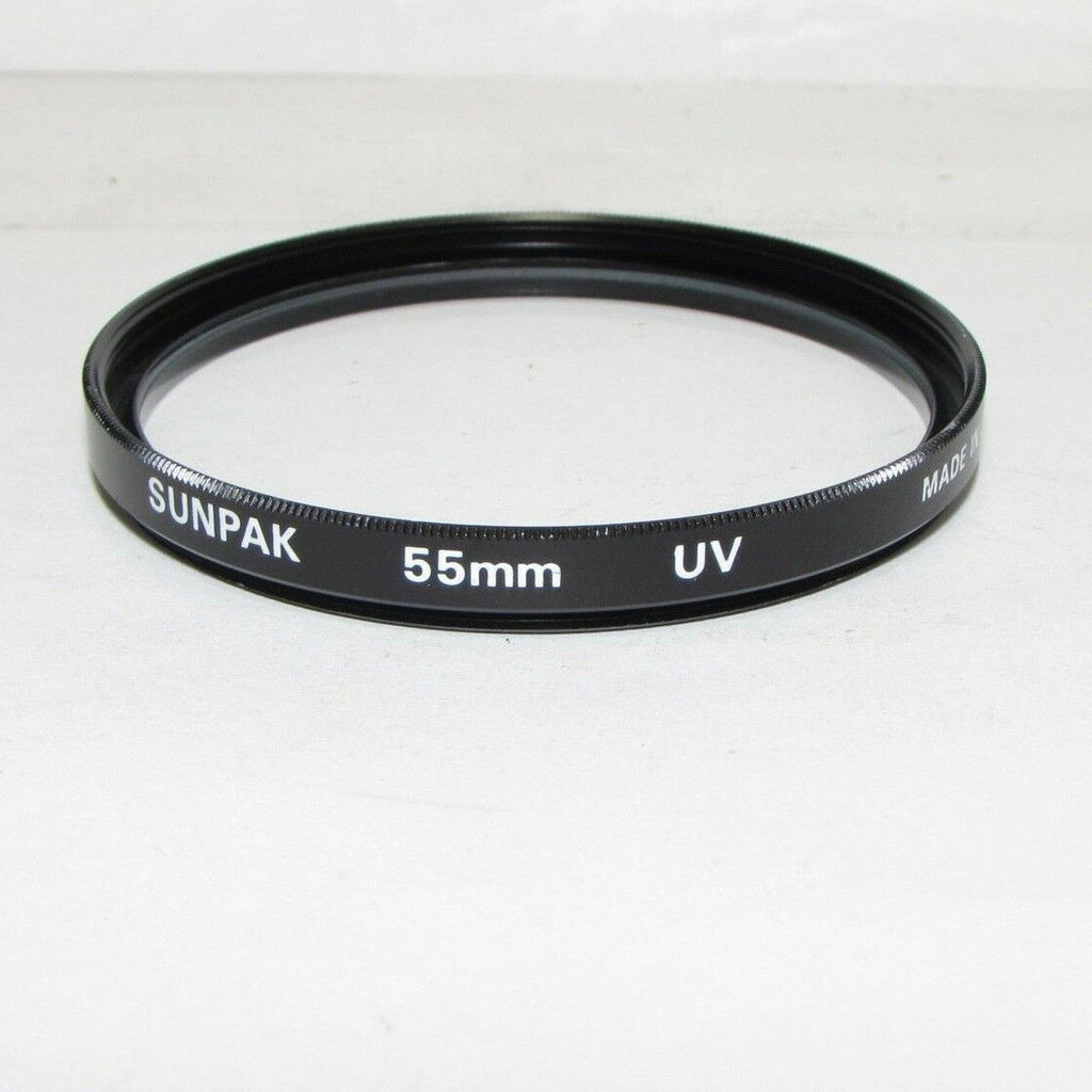 Genuine Sunpak UV 55mm Lens Filter Made in Japan S232817