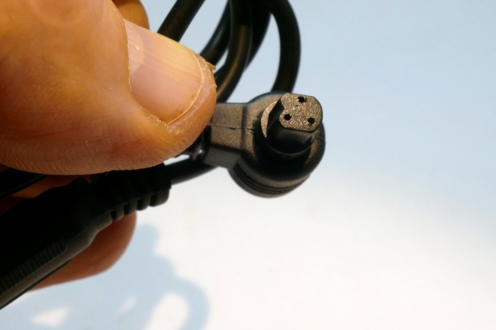 2.5mm Male to camera Audio Microphone Cable 1 foot  long adapter