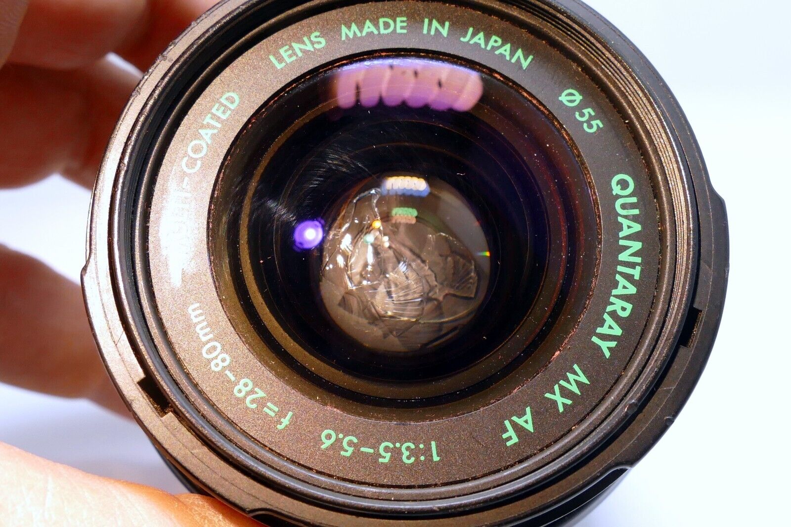 Quantaray 28-80mm f3.5-5.6 AF lens for Minolta AF Damaged parts or repair AS IS