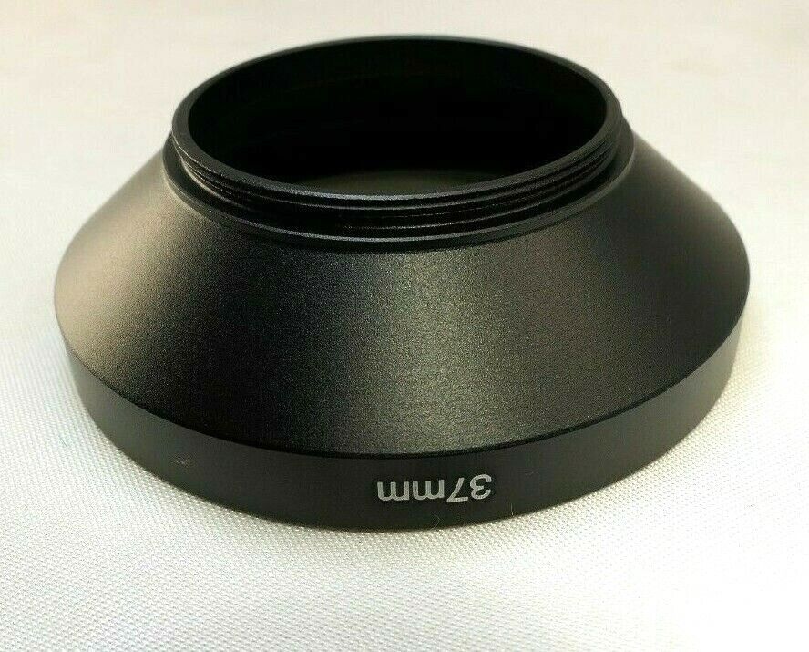 37mm Metal Sturdy LENS hood Wide Angle for  screw w/ threaded in front rim 58mm