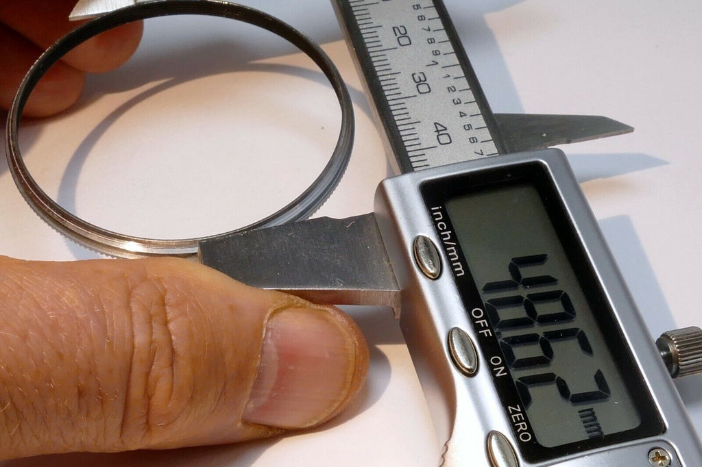 49mm top Filter retaining ring screw in single threaded