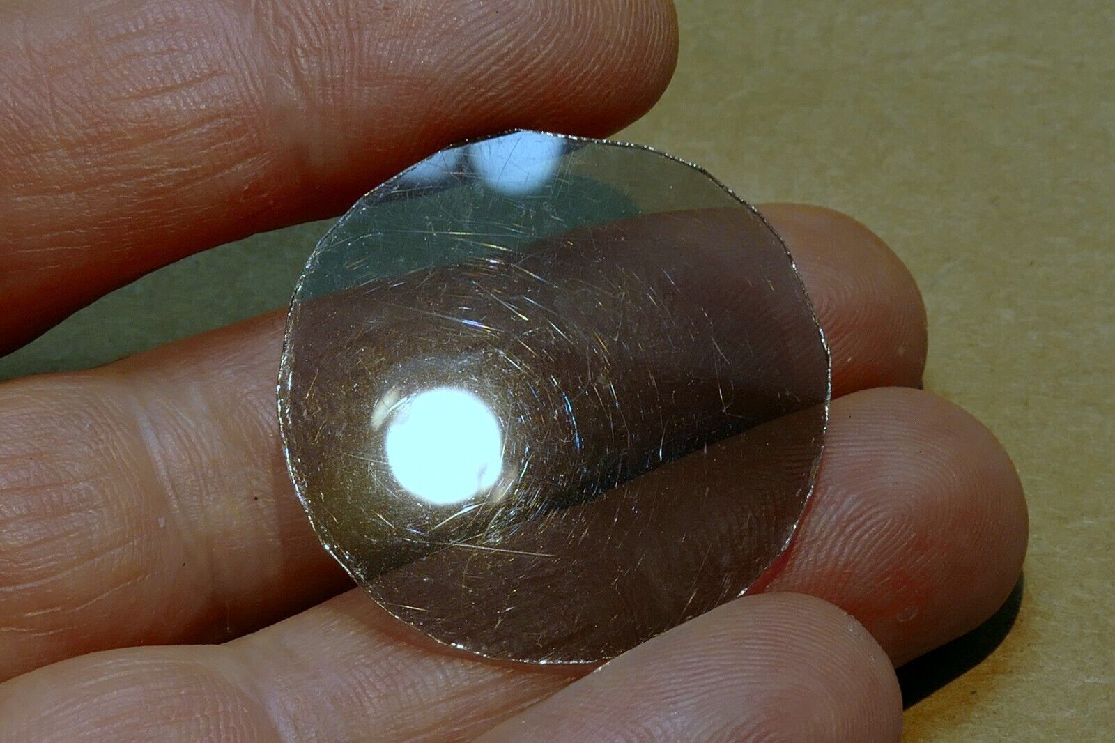 1.3" Diameter Linear Polarizer for microscope - home made 33mm