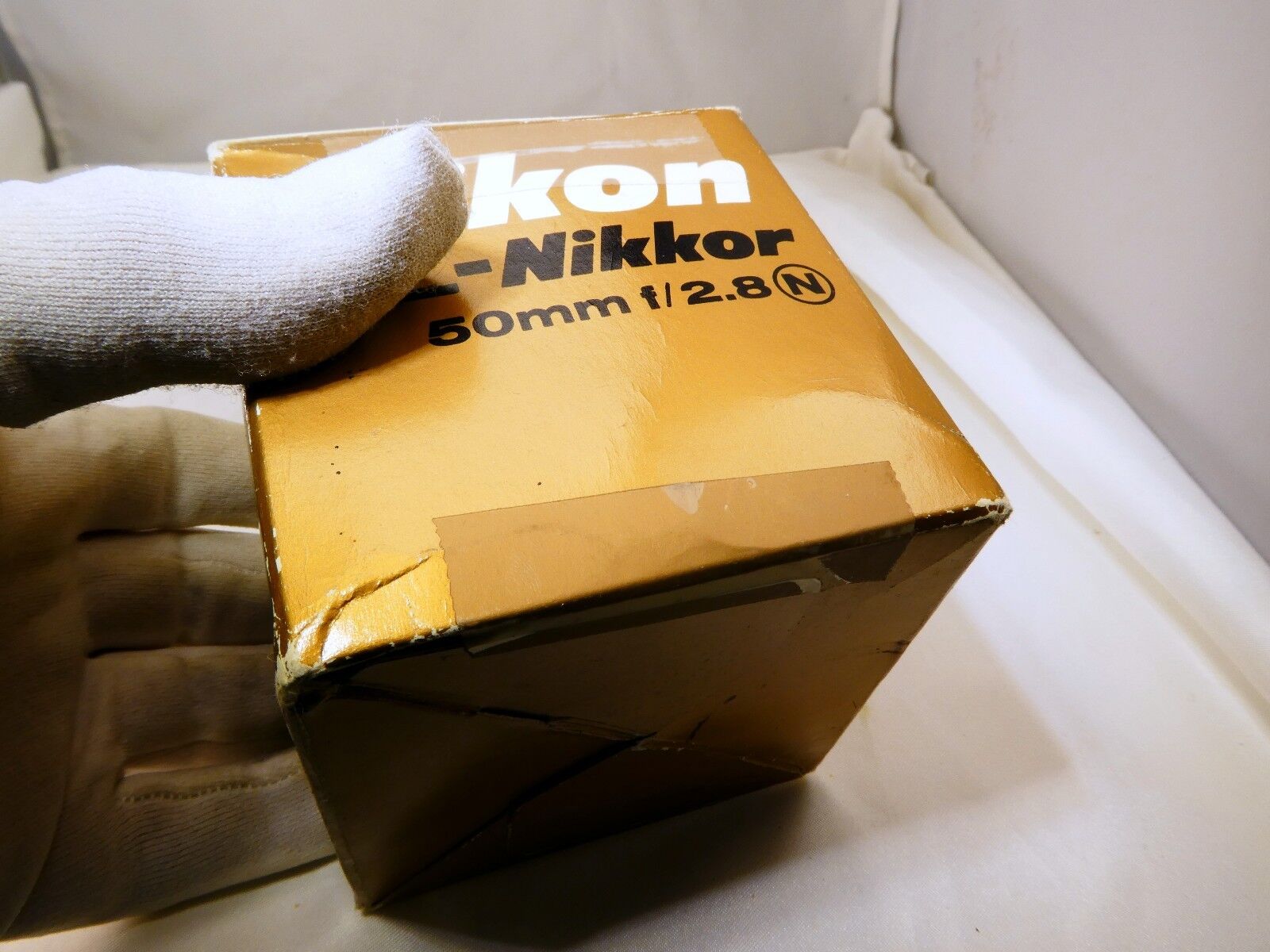 Empty Box from Nikon EL-Nikkor 50mm f2.8 enlarger lens