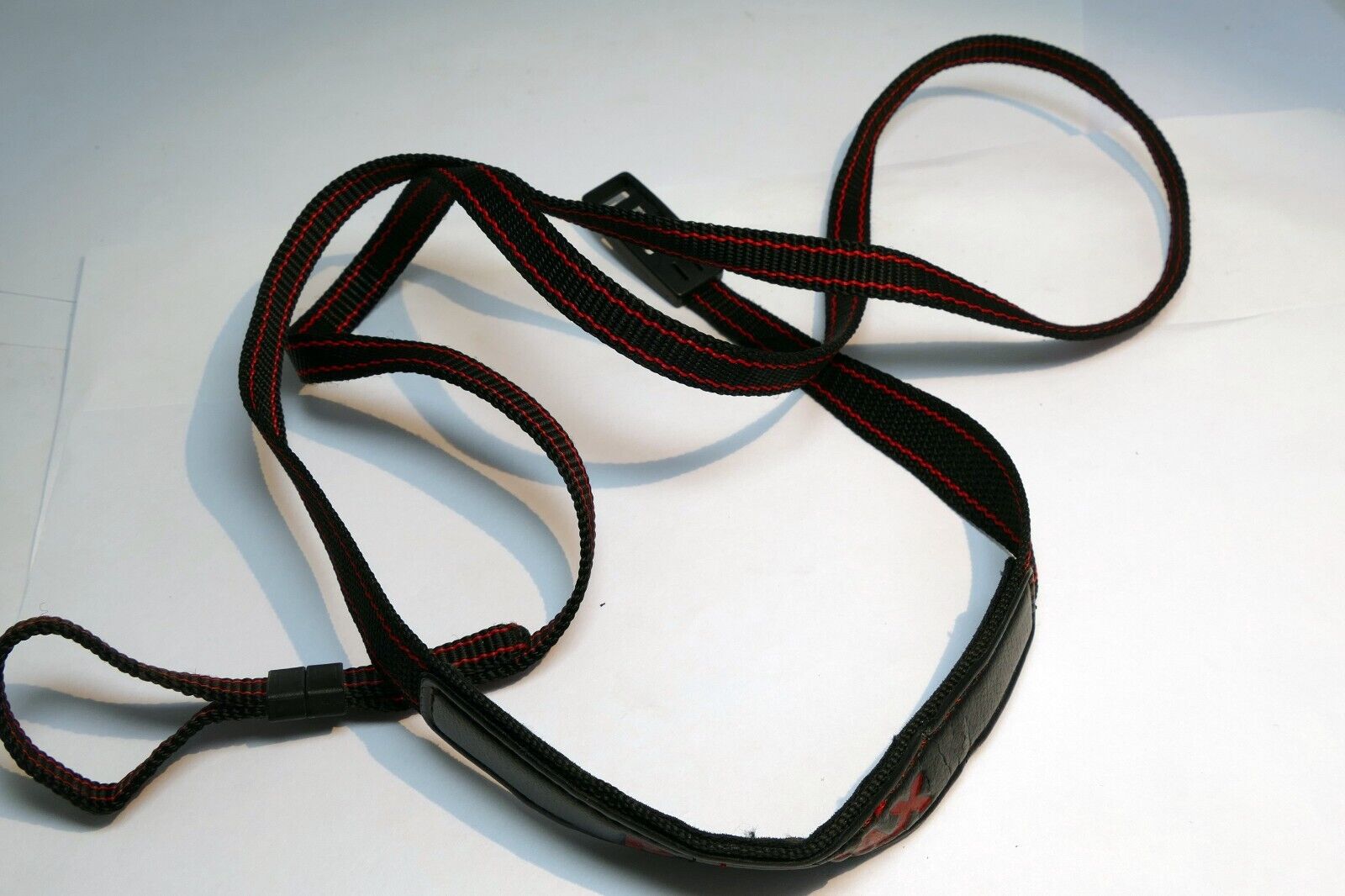 Pentax Asahi Black / Red Wrist Camera Strap   Genuine OEM vintage