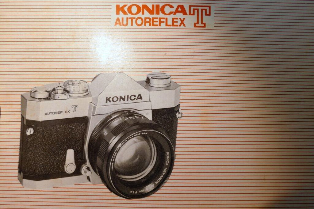 Konica Autoreflex T Camera Guide Booklet/Manual  English EN