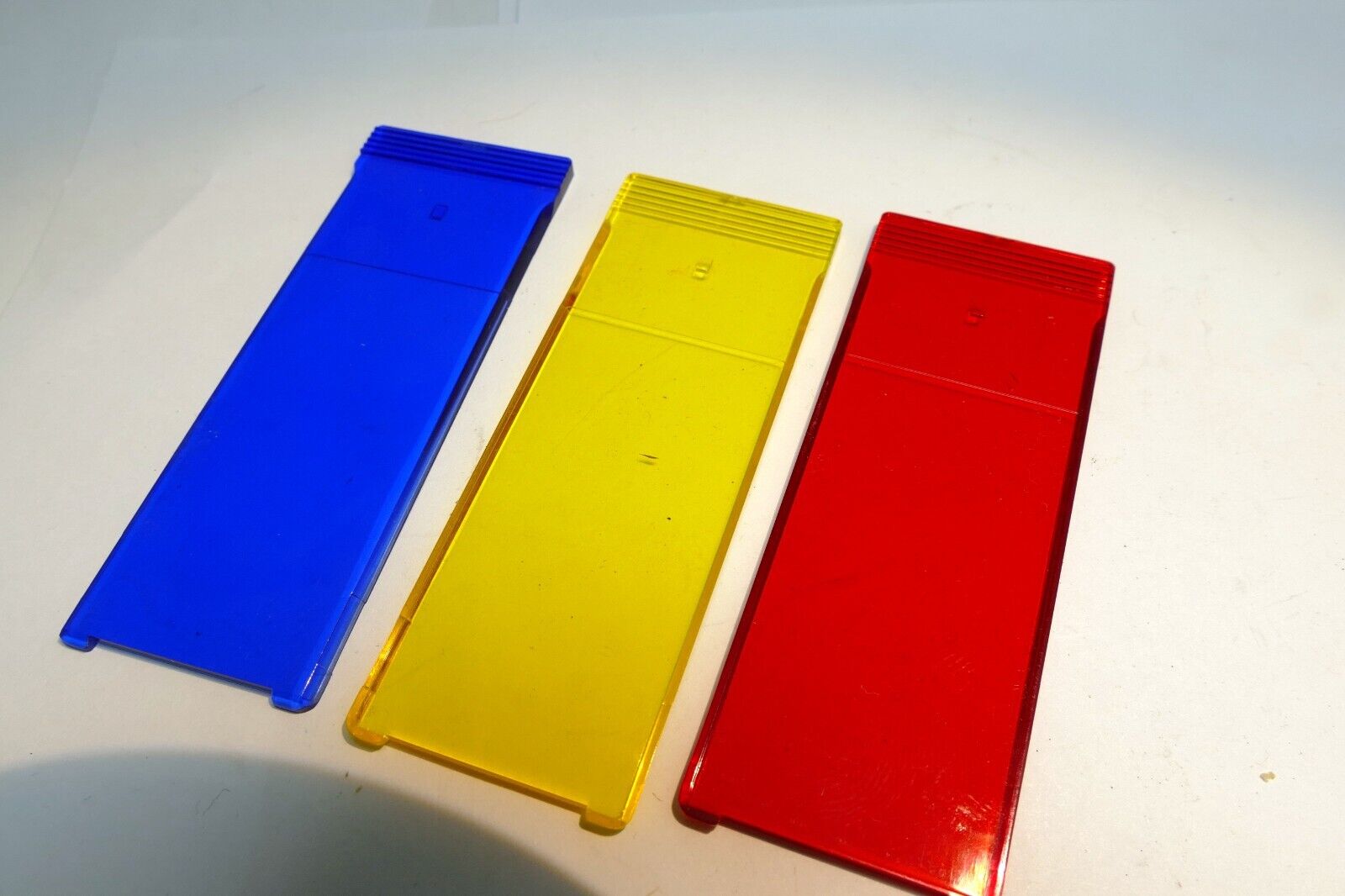 Color filter  Gel filter set 3X8cm for flash system Red Yellow Blue