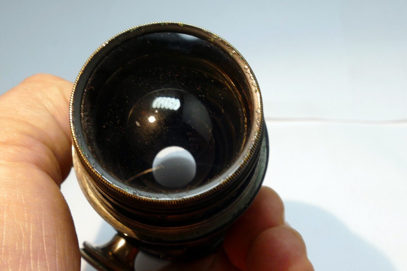 Goerz Berlin 60mm Tele Lens brass lens with focusing tube IIIa