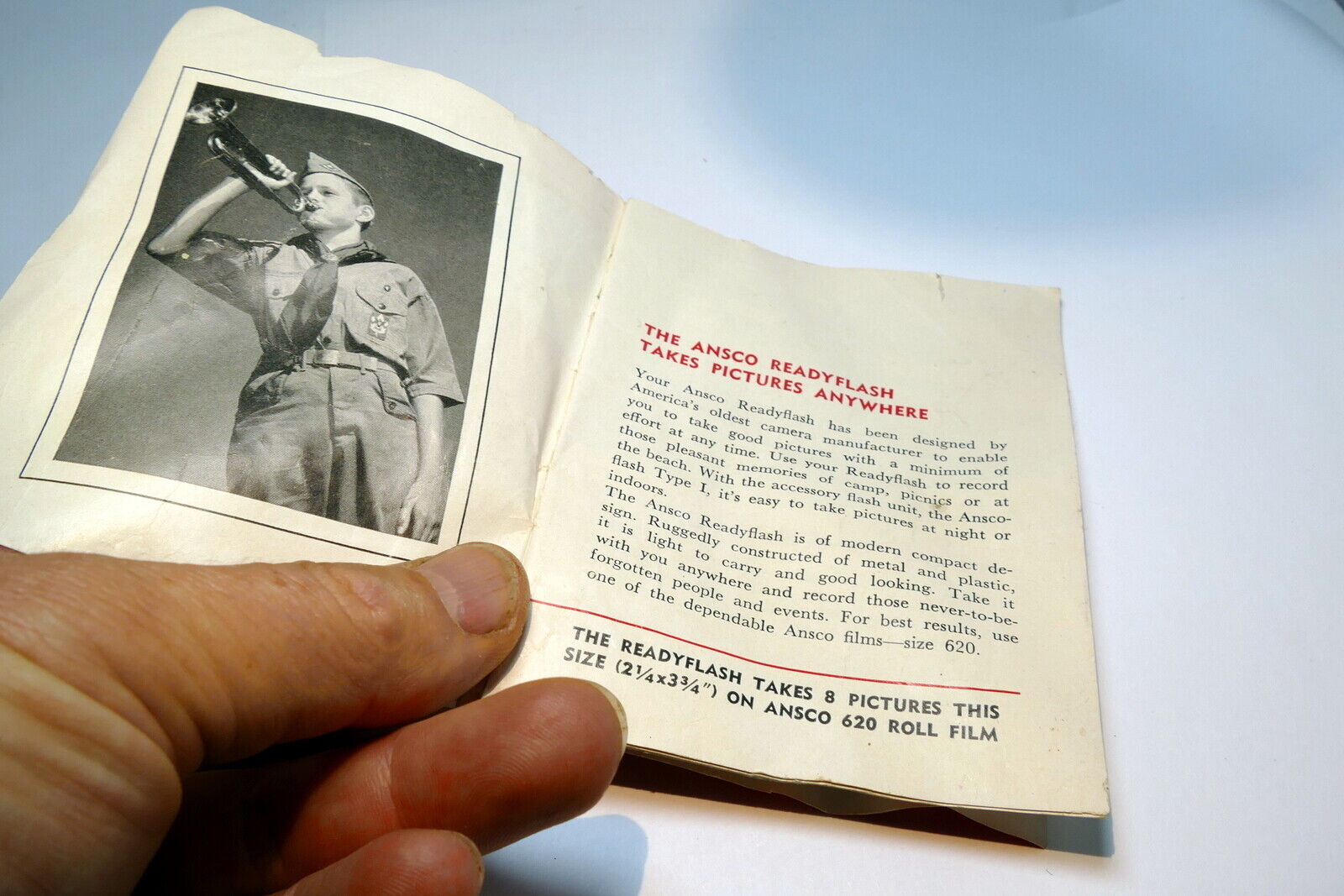 Ansco Ready Flash 620 camera Manual Instruction Guide EN