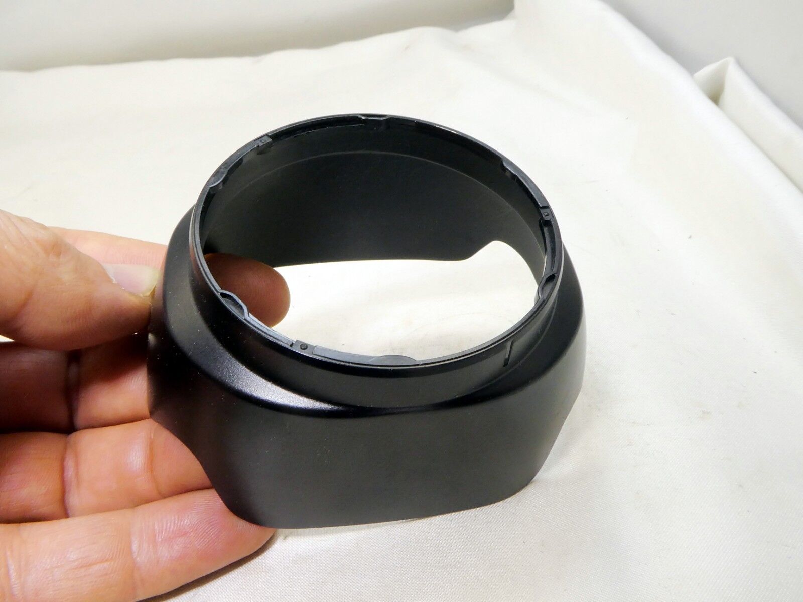 63mm ID  Plastic Lens Hood  twist on type (unknown brand)