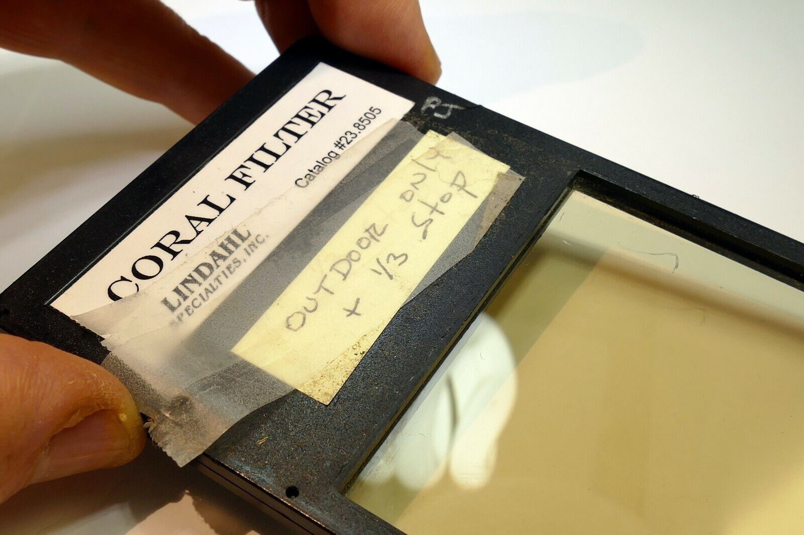 Lindahl Coral lens Filter drop in square 3X3" 23.8505 Warming 81B