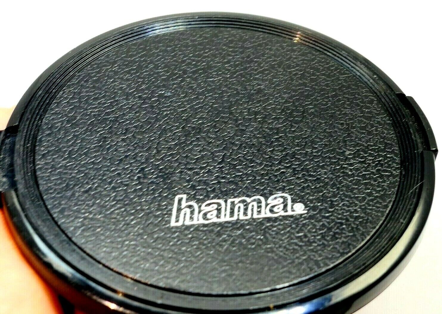 HAMA 82mm Black Plastic Front Lens Cap Snap On