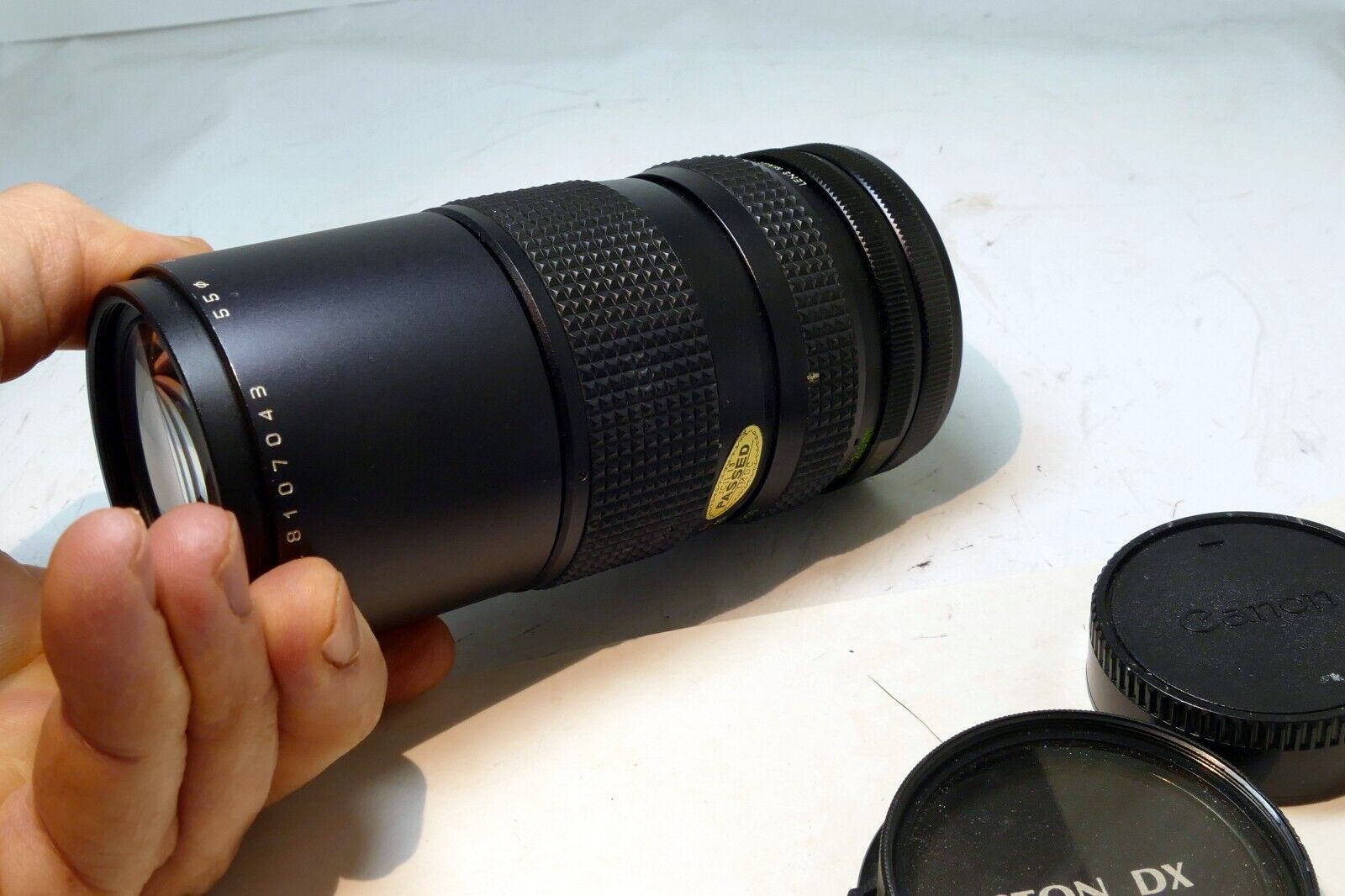 Aston DX 80-200mm f4.5 Telephoto Zoom Lens for CANON FD with separation - AS IS