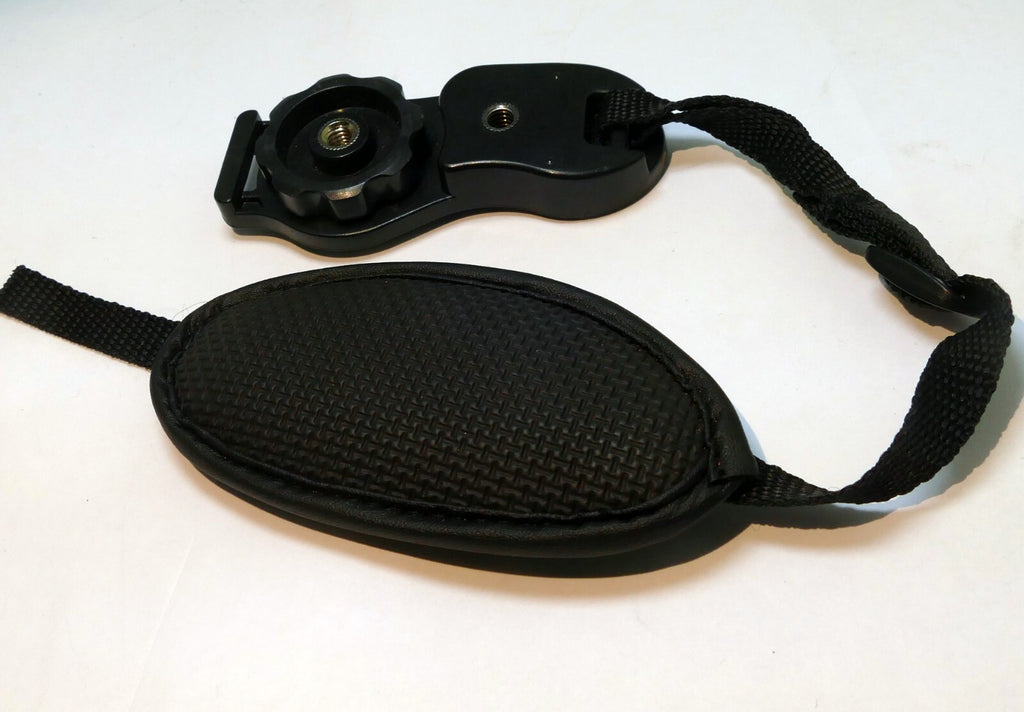 Camera Wrist strap grip with tripod 1/4" screw (missing one buckle)