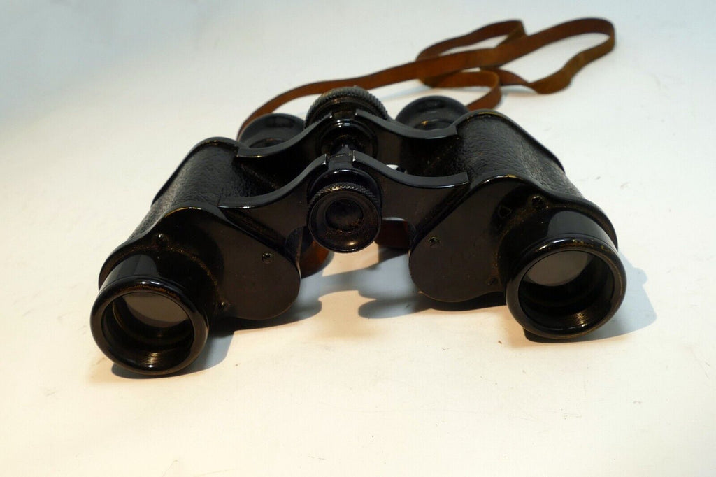 SOM  BERTHIOT BINOCULARS Made in FRANCE  8 X A Tarpey case WW I