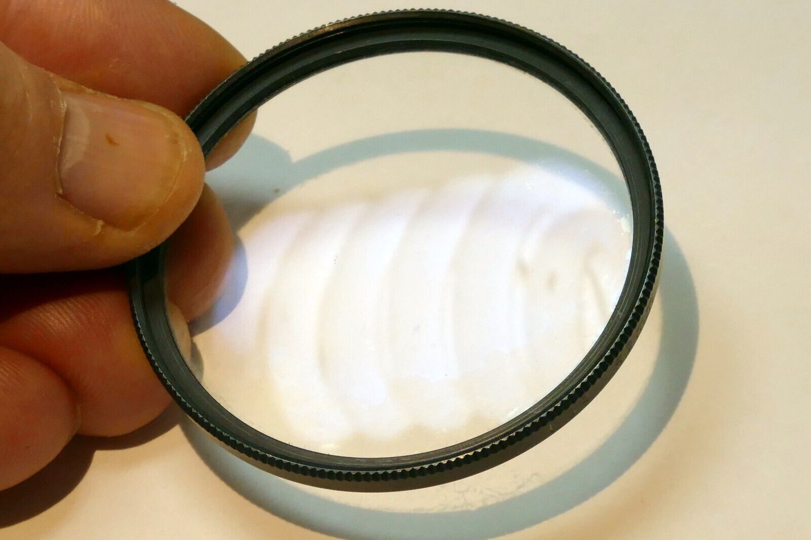 Nikon Nikkor 52mm L39 Filter UV Haze  - genuine , with coating separation