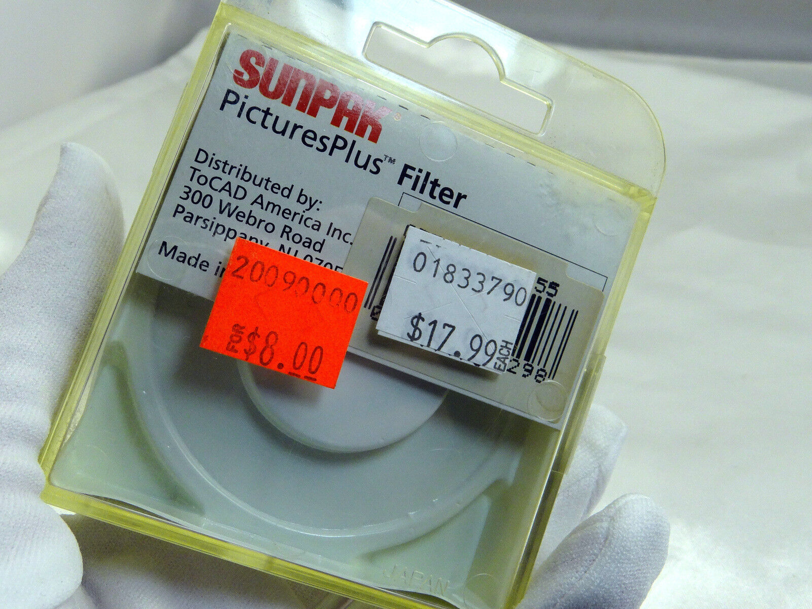 Sunpak 55mm 81B warming collor Correction Camera Lens Filter - Boxed