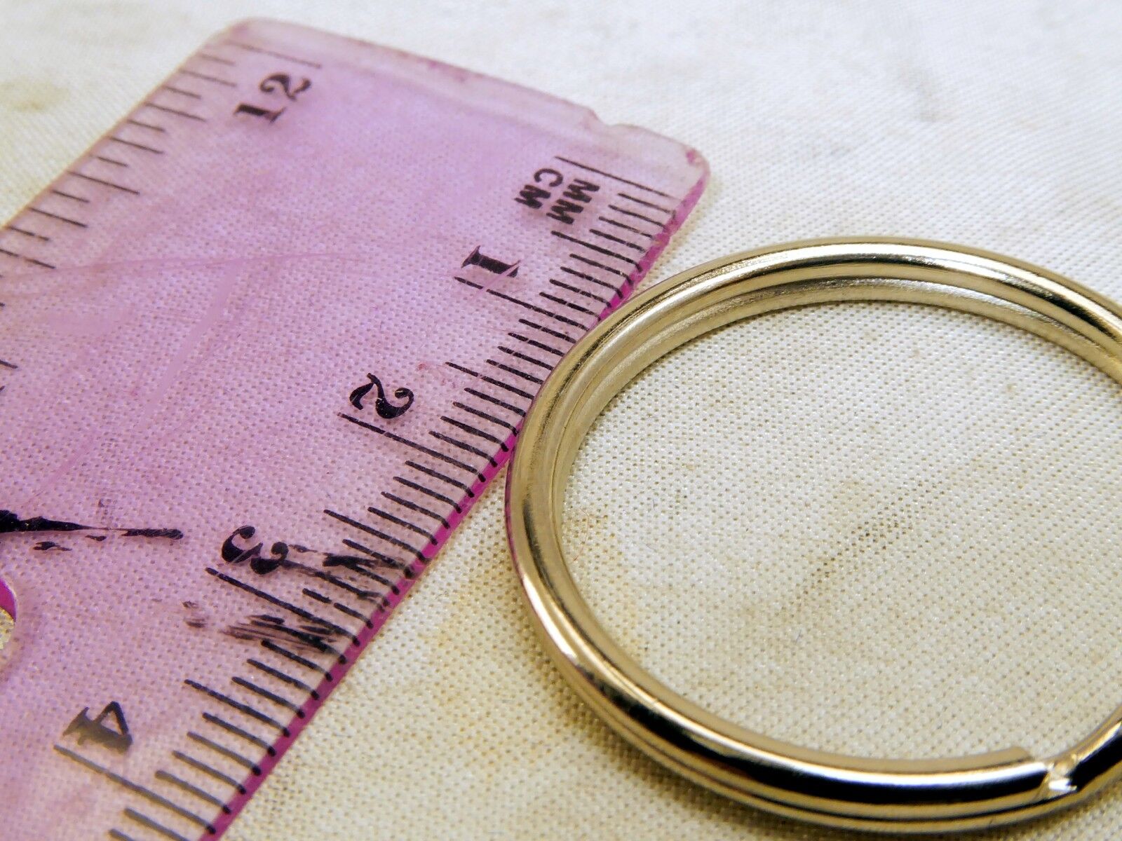 32mm Lug Connector Metal Split O-Rings for camera strap Belt