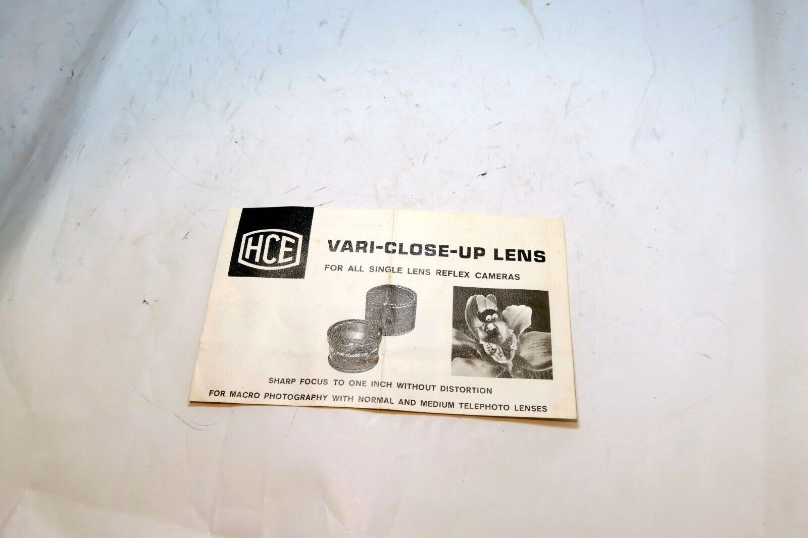 HCE Vari-Close up Lens guide Manual macro focus