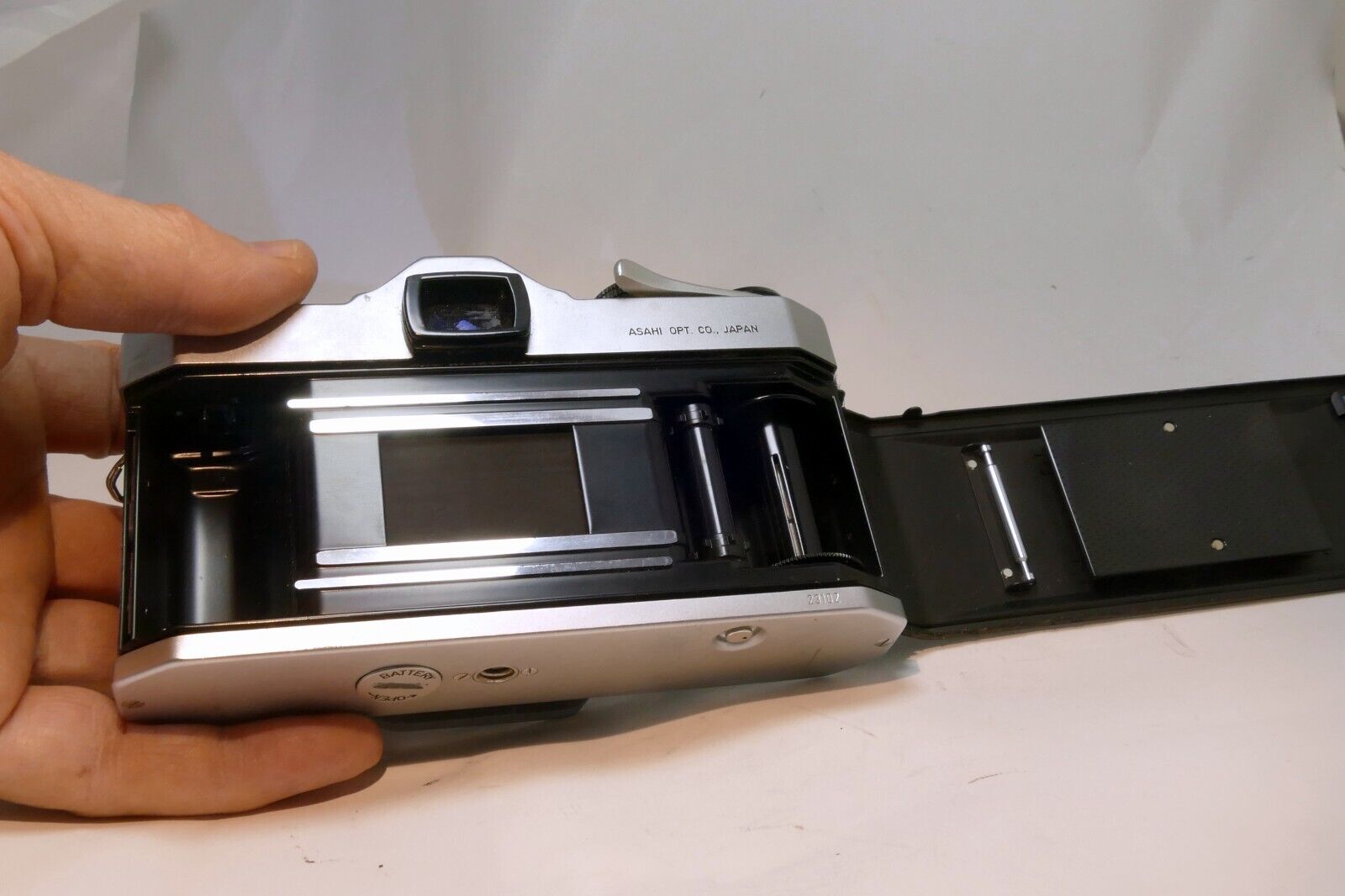 Pentax Spotmatic SP ASAHI Silver 35mm SLR Vintage Film Camera