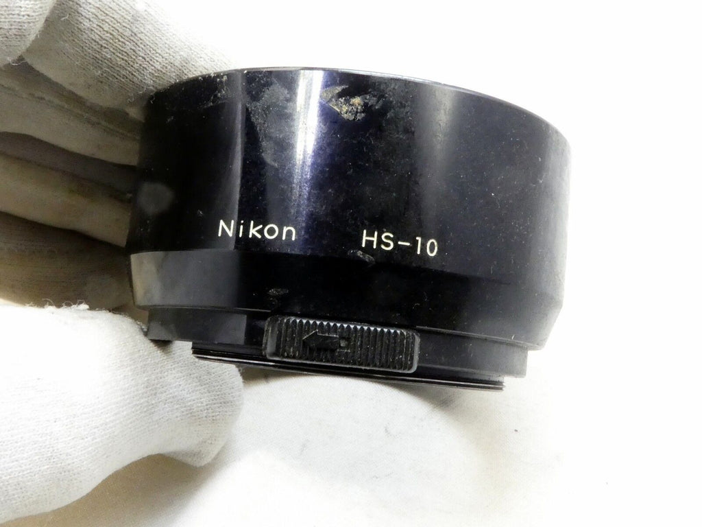 Nikon HS-10 Hood Shade Metal clip on for 135mm f3.5 85mm f2.0 105mm Genuine EOM