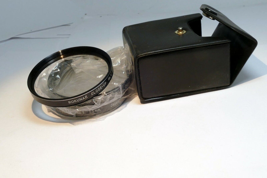 Rokunar Macro Lens 55mm +1 +2 +3 Filters threads screw in close-up   set kit