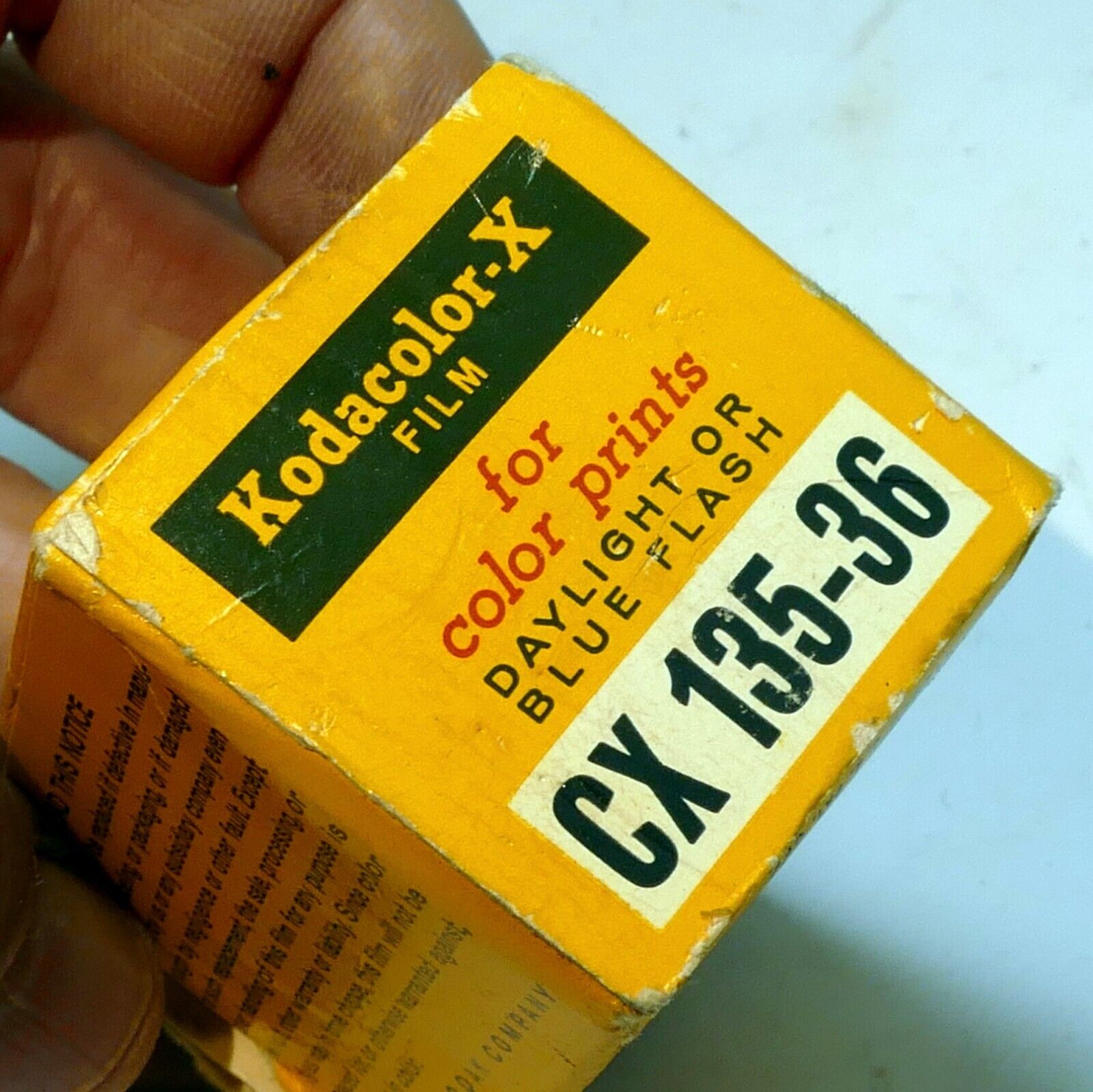 Kodak Kodacolor-X C-22 ASA 80  CX 135-36 - AS IS PARTS  - - - -  Expired 1970