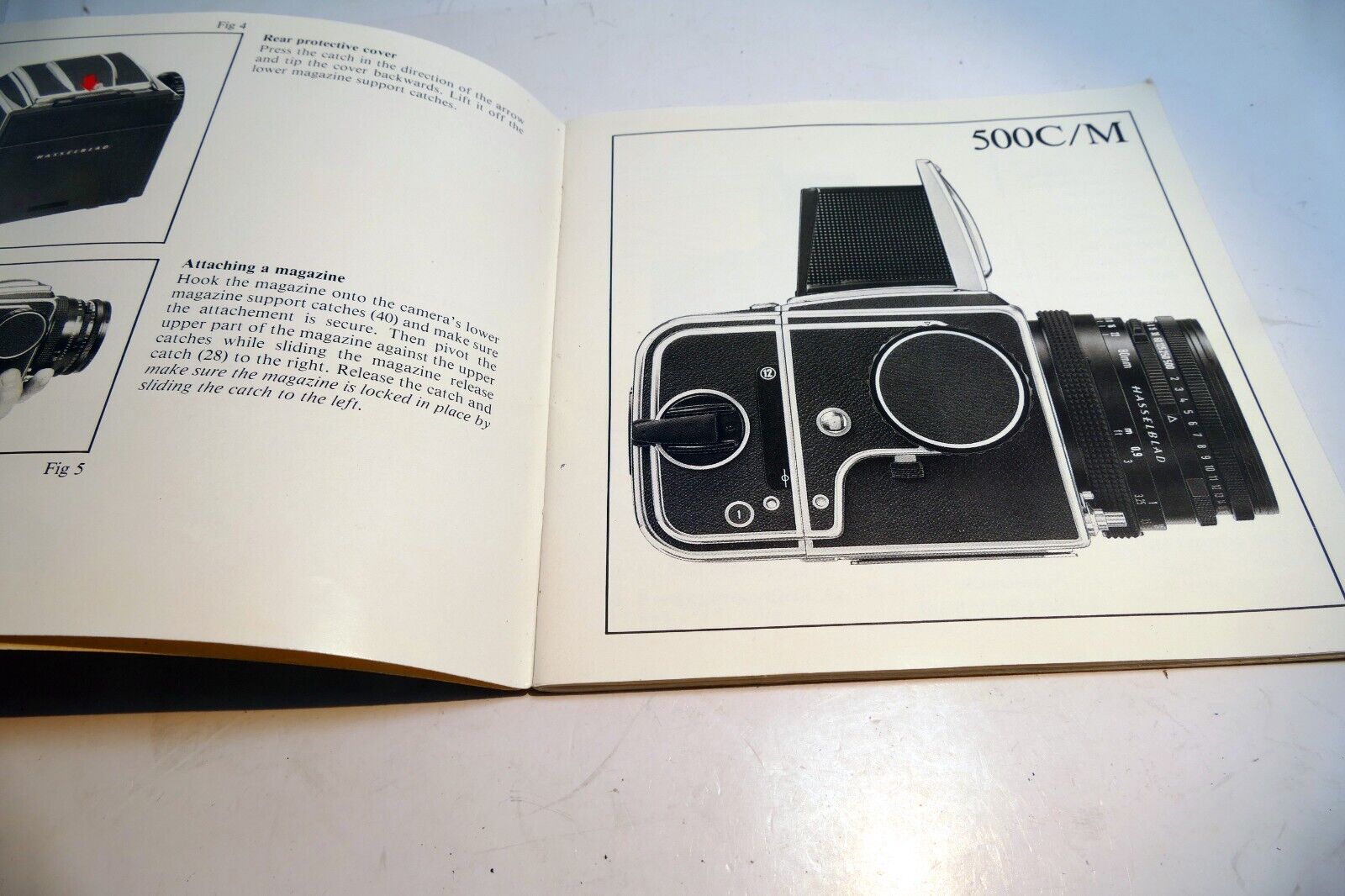 Hasselblad 500 C/M EL/M SWC  Camera Manual Instruction Guide - English - OEM