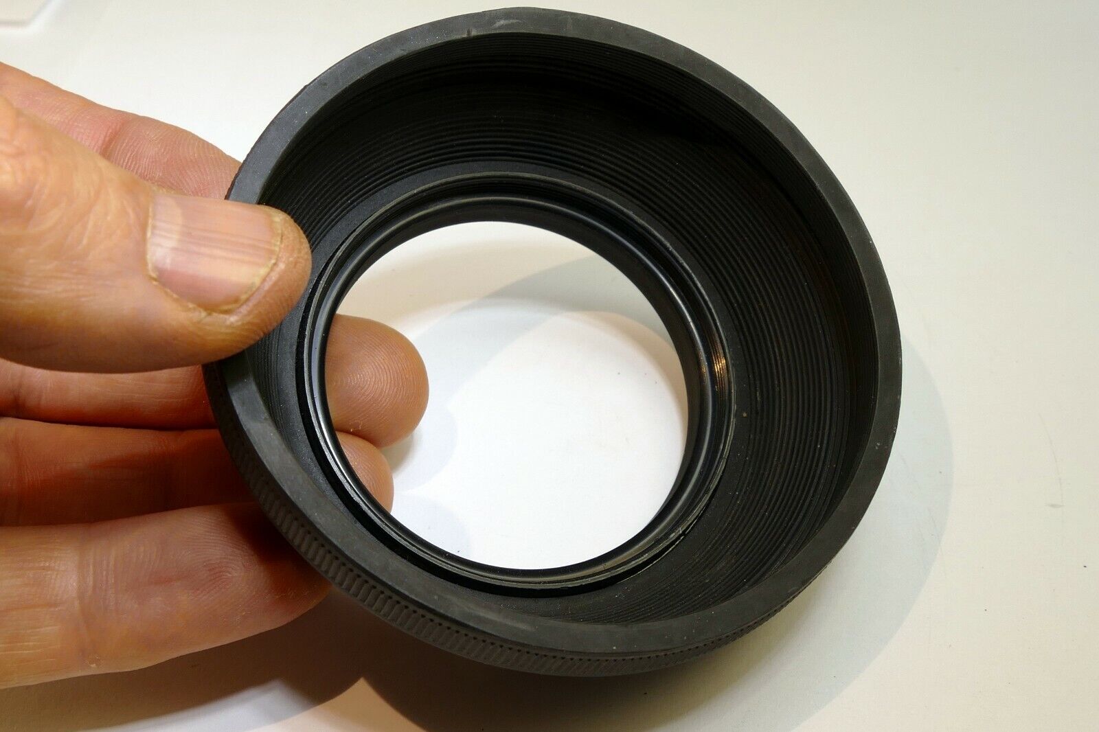 55mm Rubber Lens Hood Shade Collapsible for normal 50mm f1.7 f1.8 lenses