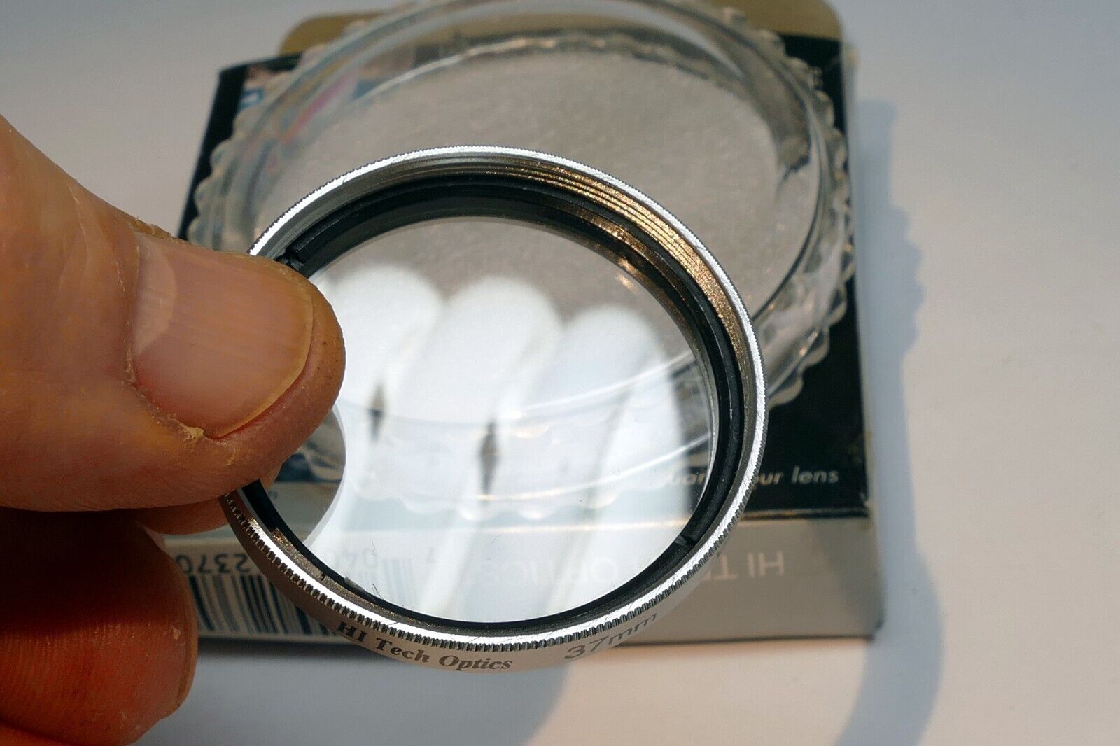 Hi Tech Optics 37mm MC UV Lens Filter Multi-Coated for camcorder (chrome rim)