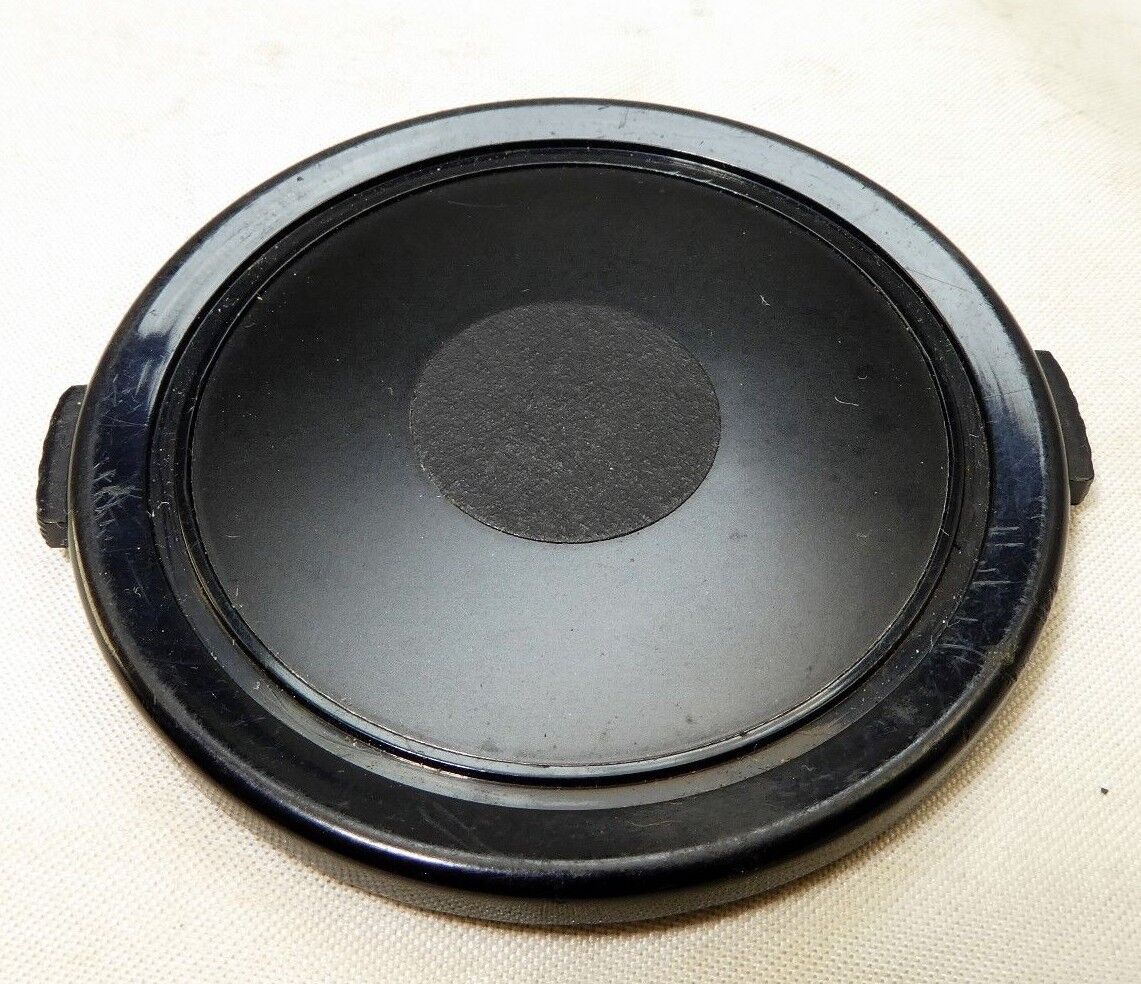 58mm P-0.75mm Lens Front Cap Black Plastic  Black