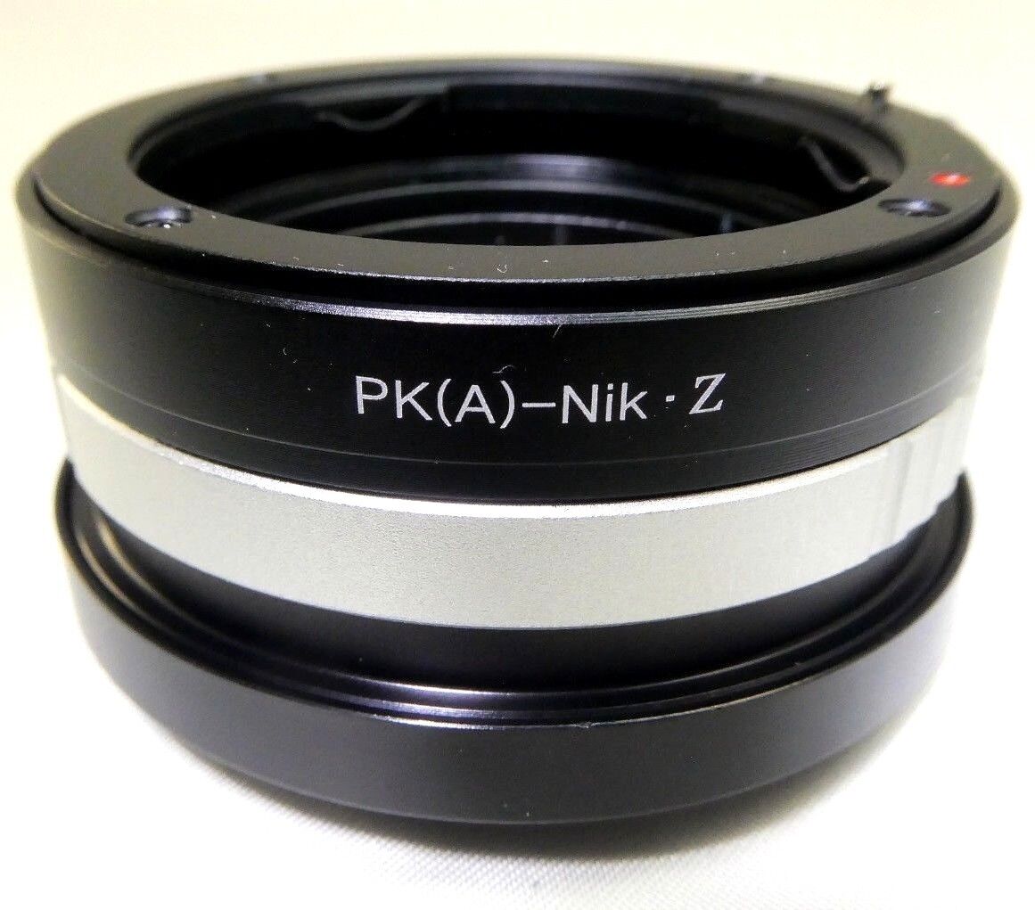 Pentax K PK A Bayonet Lens mount adapter to Nikon Z Full frame Mirrorless Camera