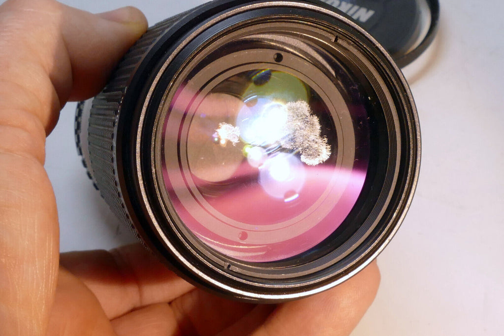 Nikon 75-150mm f3.5 Ai-s E series Lens  manual focus w/ fungus webbing glass