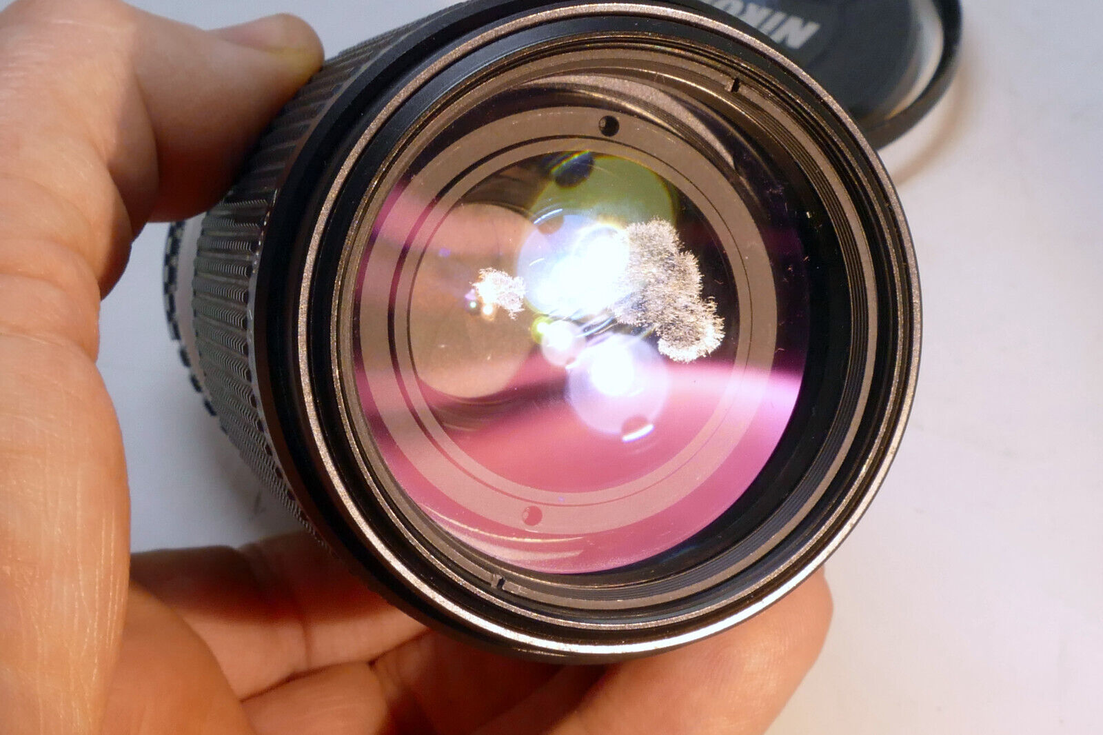 Nikon 75-150mm f3.5 Ai-s E series Lens  manual focus w/ fungus webbing glass