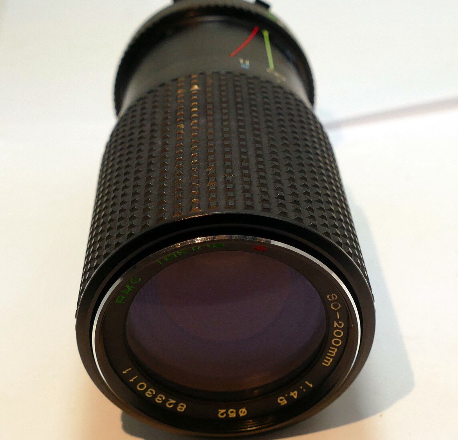 RMC Tokina 80-200mm f4.5 manual focus Lens for Minolta MD mount (w/ light haze)